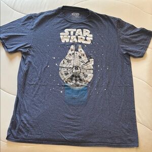 Star Wars Navy Millennium Falcon Tee